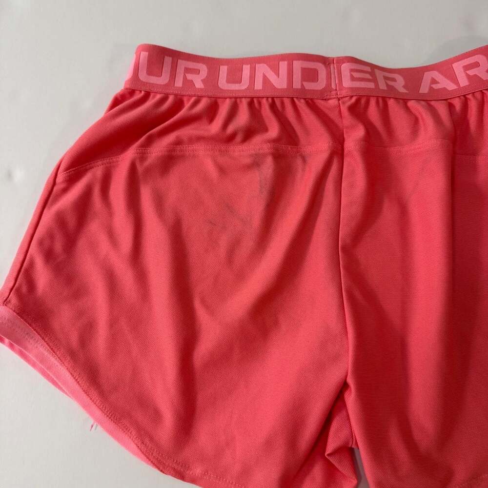 Under Armour Women's Play Up 3.0 Shorts in Pink Size S - Picture 2 of 9